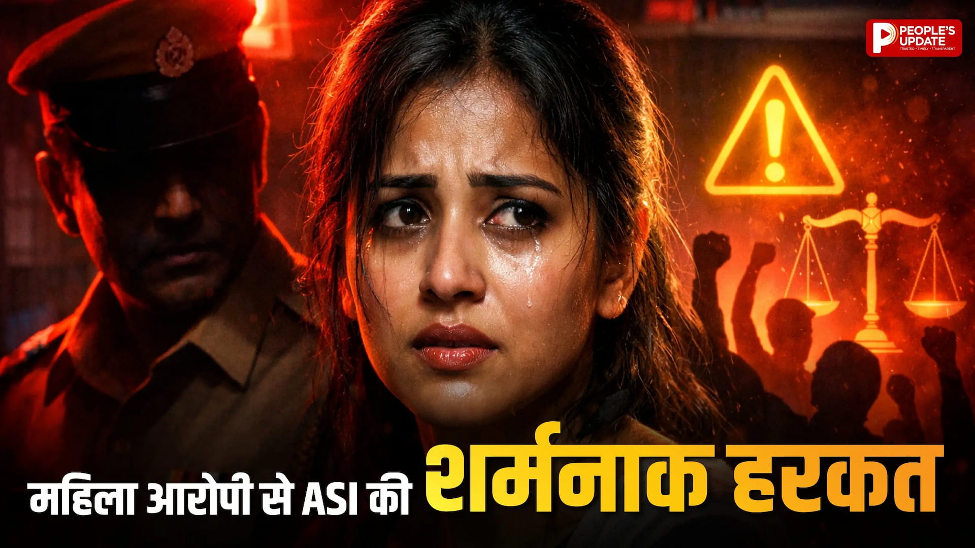 लॉकअप में महिला आरोपी से ASI की शर्मनाक हरकत, महिला से की ऐसी मांग, मचा बवाल