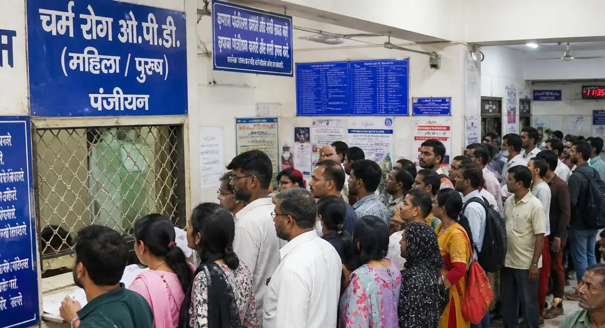 भोपाल में बढ़े स्किन इंफेक्शन के मरीज, अस्पतालों में लगी लंबी कतारें