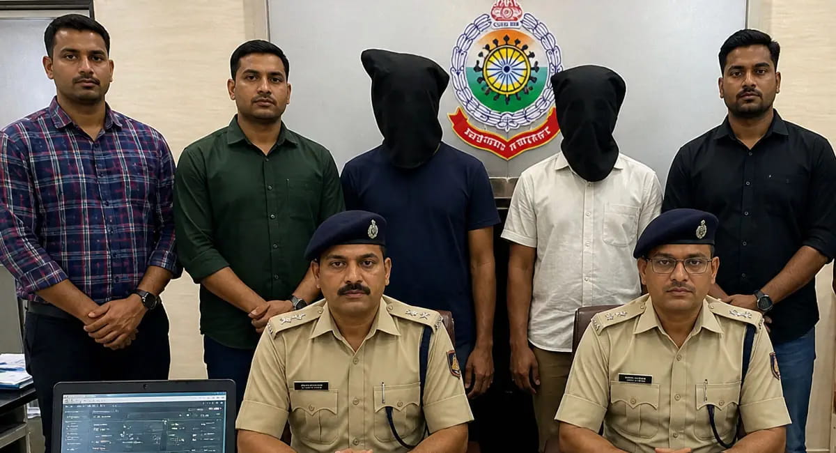 रायपुर में ऑनलाइन सट्टा नेटवर्क का भंडाफोड़, दो आरोपी गिरफ्तार