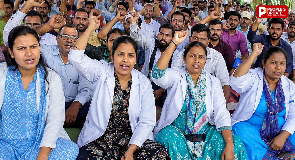 एनएचएम संविदा कर्मचारियों की हड़ताल, मांगें नहीं मानी गईं तो 8 जून को होगा सीएम आवास का घेराव