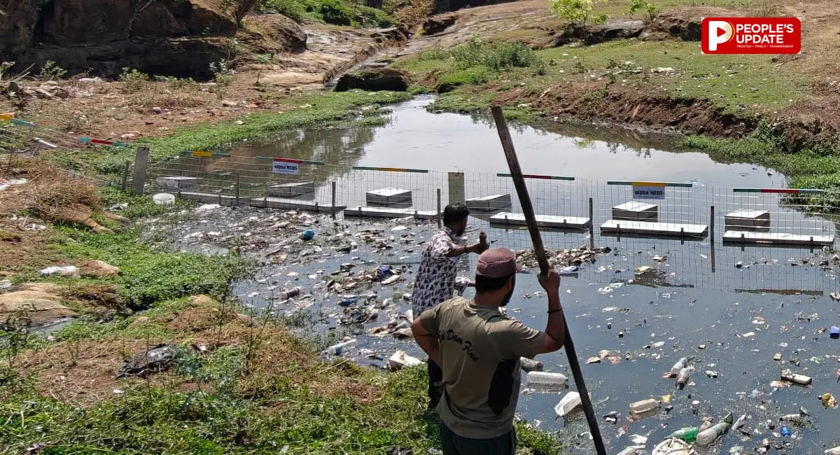 सतपुड़ा टाइगर रिजर्व में लगा पहला फ्लोटिंग ट्रैश बैरियर, नदियों को प्लास्टिक कचरे से बचाने की पहल