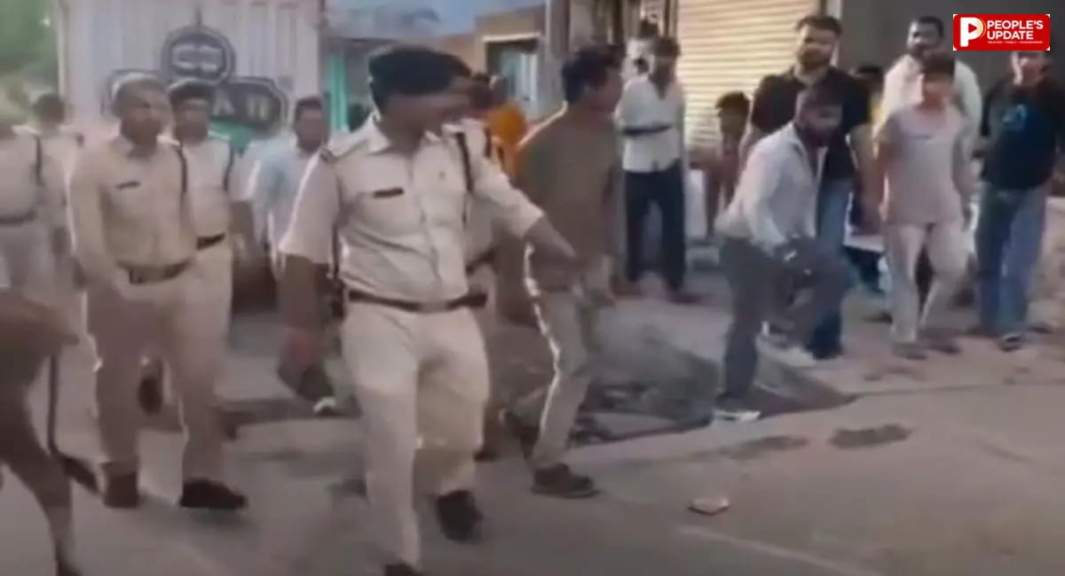 गाय के साथ गलत हरकत के आरोप में युवक गिरफ्तार, CCTV फुटेज से पकड़ा आरोपी