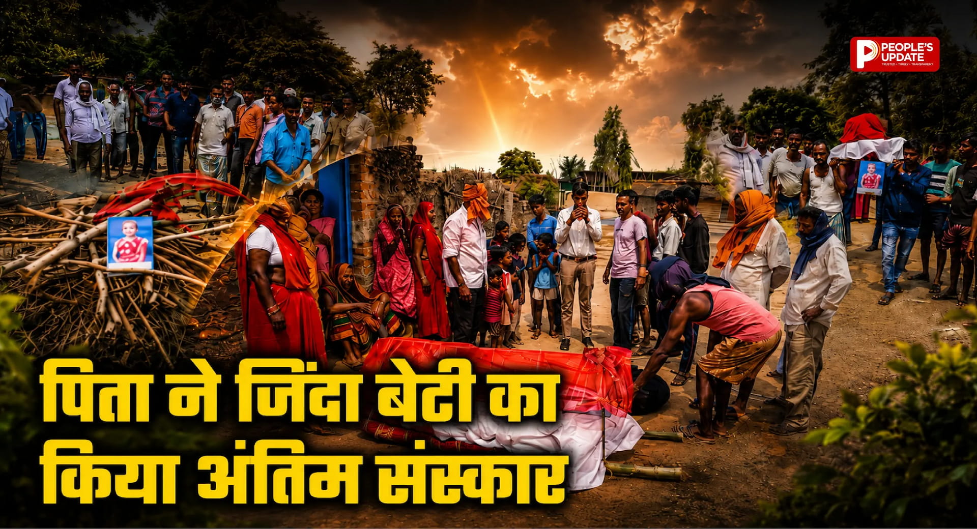 फिर पिता ने जिंदा बेटी का कर दिया अंतिम संस्कार, जानिए पूरा मामला