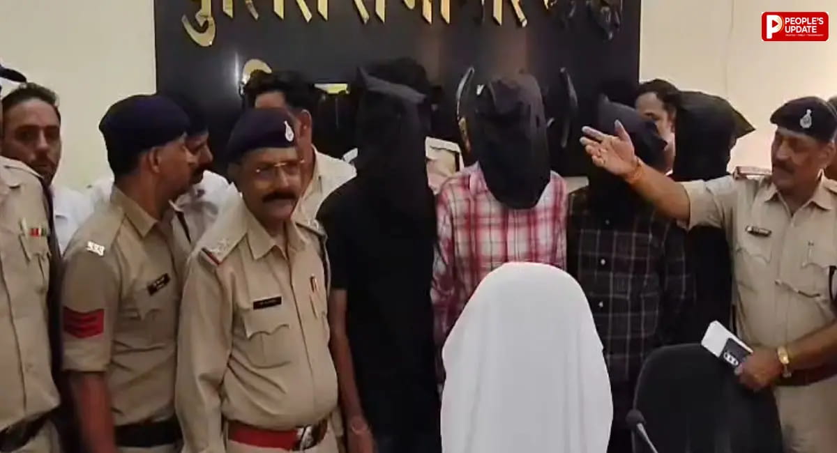 चार आरोपी गिरफ्तार, आंखों में तीखा स्प्रे डालकर व्यापारी से की थी लूट