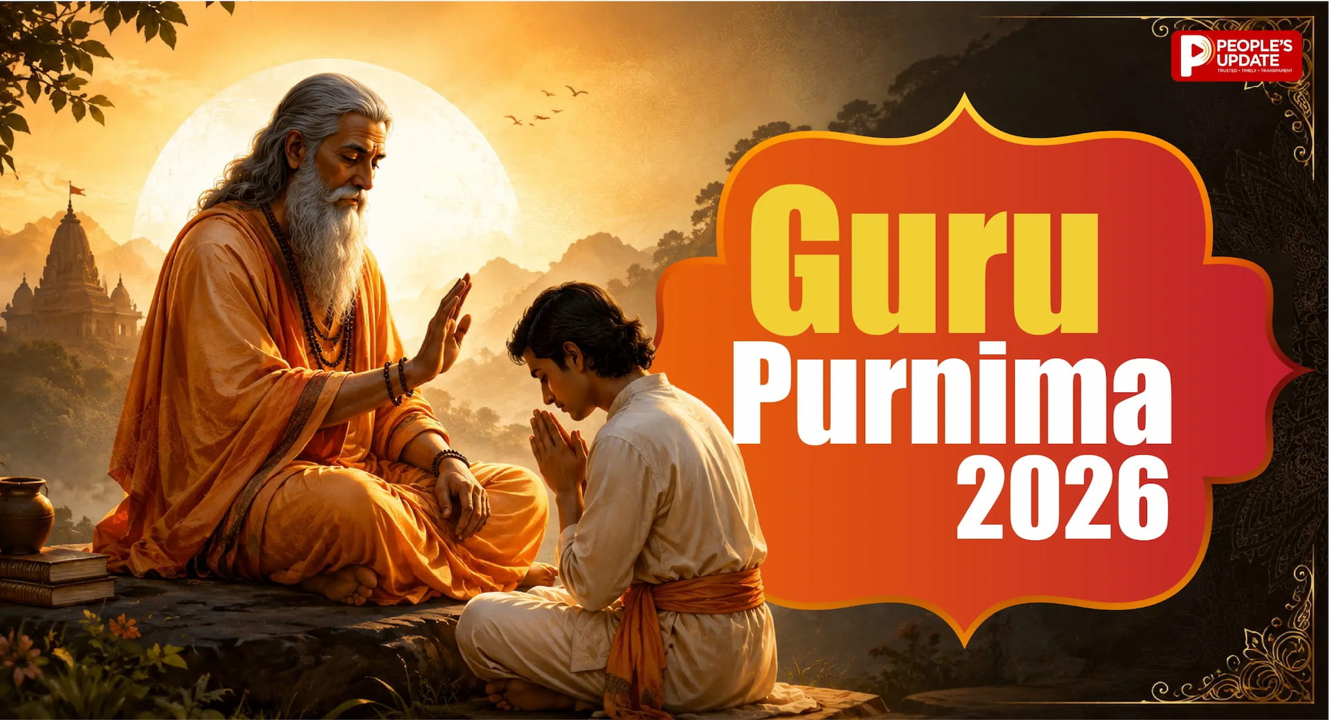 28 या 29 जुलाई कब है गुरु पूर्णिमा? जानिए सही तारीख, पूजा विधि और महत्व