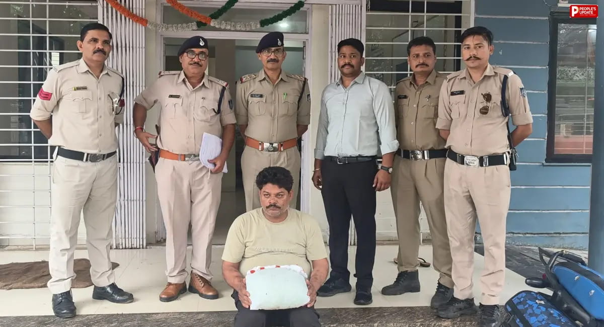 हरदा में नशा तस्कर गिरफ्तार: 2 किलो से ज्यादा गांजा बरामद, पुलिस ने दर्ज किया केस