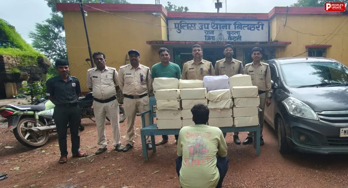 कटनी में कार से 20 पेटी देसी शराब जब्त, आरोपी गिरफ्तार; मुखबिर की सूचना पर कार्रवाई
