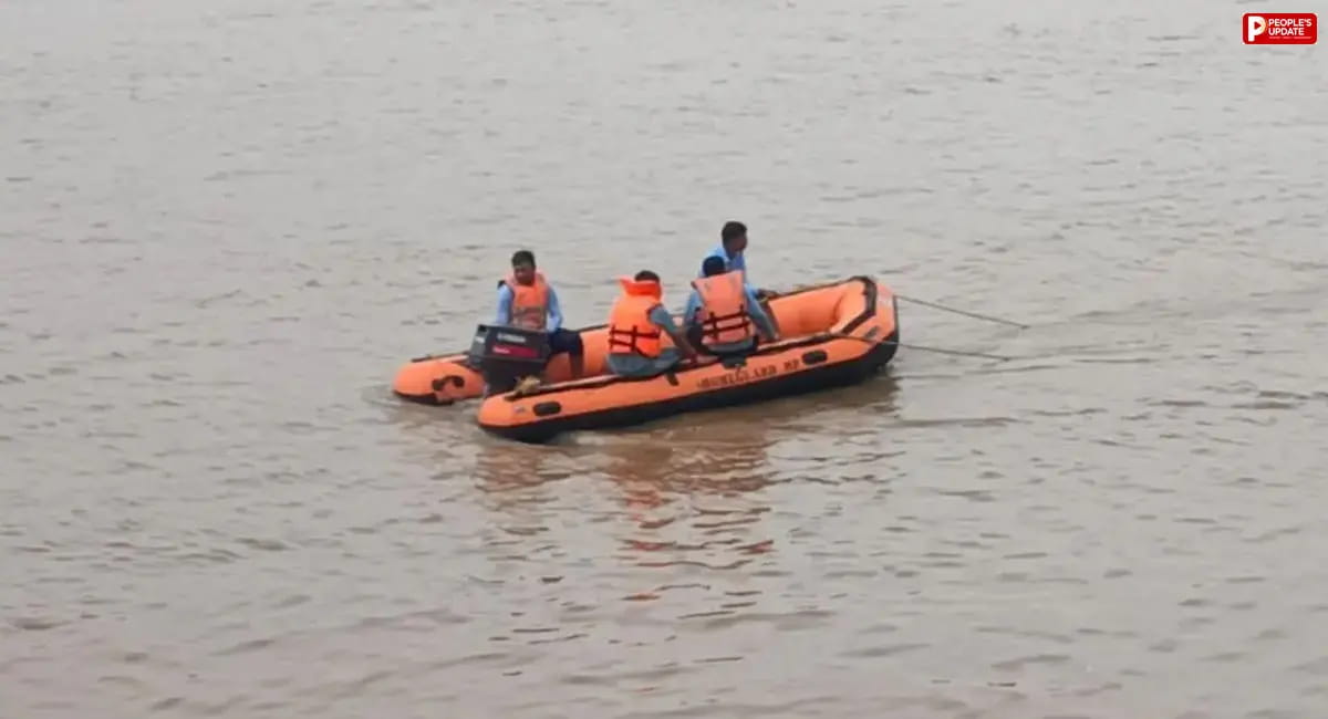 सीहोर में नर्मदा के तेज बहाव में डूबा युवक, नारियल पकड़ने के दौरान हुआ हादसा
