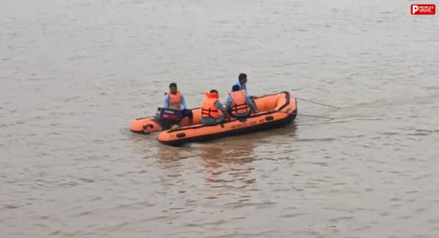 सीहोर में नर्मदा के तेज बहाव में डूबा युवक, नारियल पकड़ने के दौरान हुआ हादसा