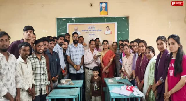हरदा: छात्रों ने मिट्टी से बनाई गणेश प्रतिमा, पर्यावरण सरंक्षण का दिया संदेश