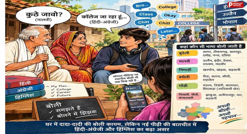 Gen-Z के बोलने का तरीका बदल रहा, मालवी-बुंदेली-निमाड़ी समझते हैं; लेकिन बोलने में कंफर्टेबल नहीं