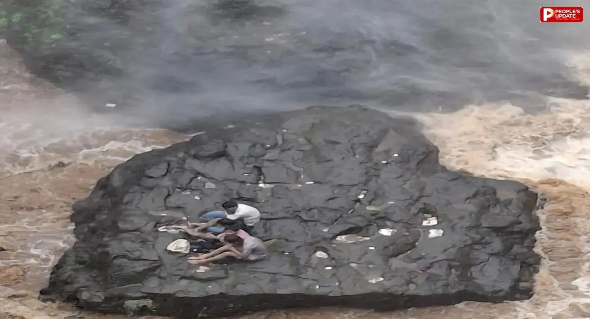 छिंदवाड़ा: कुकड़ी खापा वॉटरफॉल में फंसे नागपुर के 4 पर्यटक, पुलिस-SDRF ने किया सफल रेस्क्यू