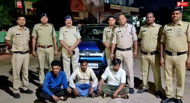 हरदा में एमडी ड्रग्स के साथ तीन आरोपी गिरफ्तार, 38 ग्राम नशीला पदार्थ बरामद