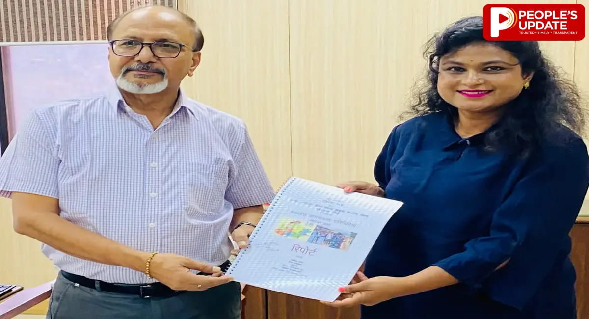 मतदाता जागरूकता अभियान, सारिका घारू ने राज्य निर्वाचन आयोग को सौंपी रिपोर्ट