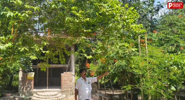 सीहोर के राजेंद्र ने 17 साल में मुक्तिधाम को बनाया हराभरा उपवन, मृत्युभोज की जगह मुक्तिधाम को दिए एक लाख रुपए