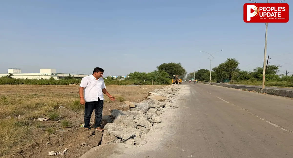 सीहोर में सीवेज लाइन के लिए सड़क खोदने पर कांग्रेस का विरोध, कहा-जनता के पैसों की हो रही बर्बादी