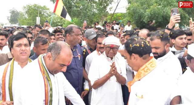 राजगढ़: लिम्बोदा में सत्य सनातन स्वाभिमान यात्रा का भव्य स्वागत, कलश यात्रा में बड़ी संख्या में महिलाएं हुईं शामिल