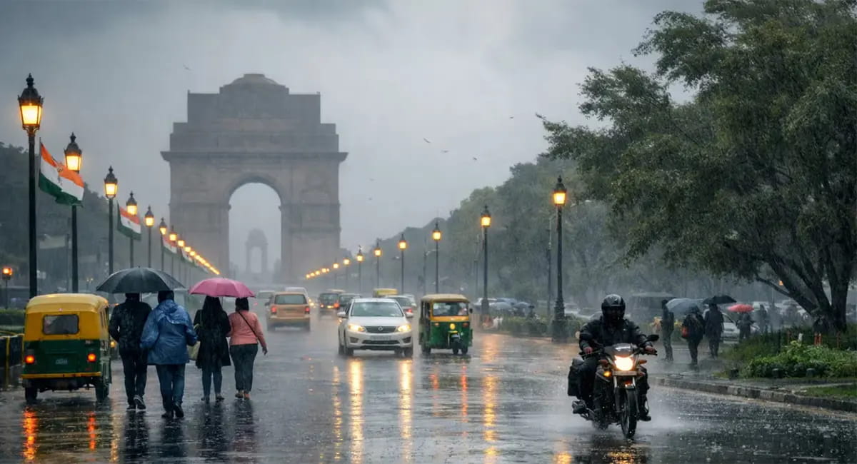 हवा साफ और मौसम में बदलाव