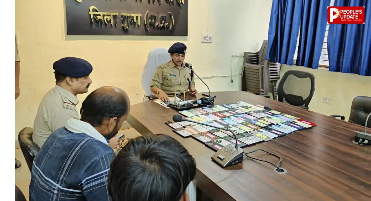 15 लाख रुपए के 65 गुम मोबाइल बरामद, एसपी ने मालिकों को लौटाए
