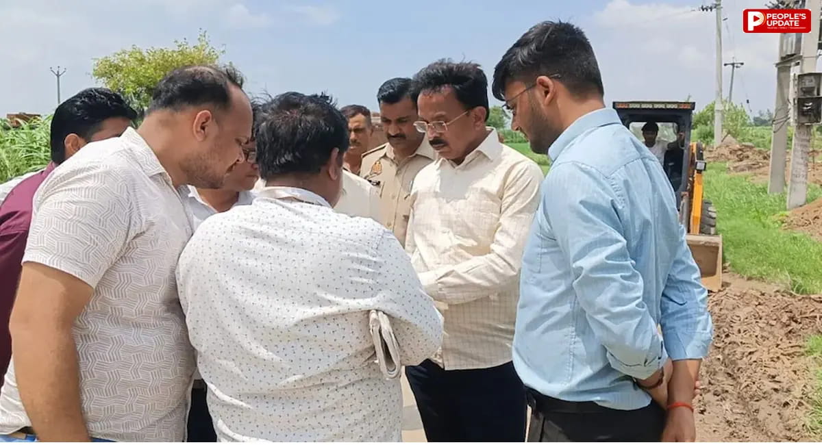 DM के आदेश पर अतिक्रमण हटाया; पक्के निर्माण के लिए 7 दिन का नोटिस