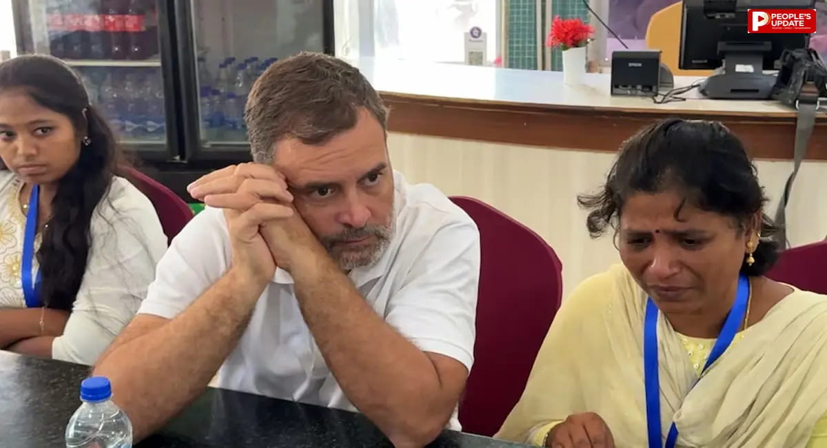 पीड़ित परिवारों से मिले राहुल गांधी, बोले- 'PM मोदी माफ न करें, छात्रों से खुद माफी मांगें'