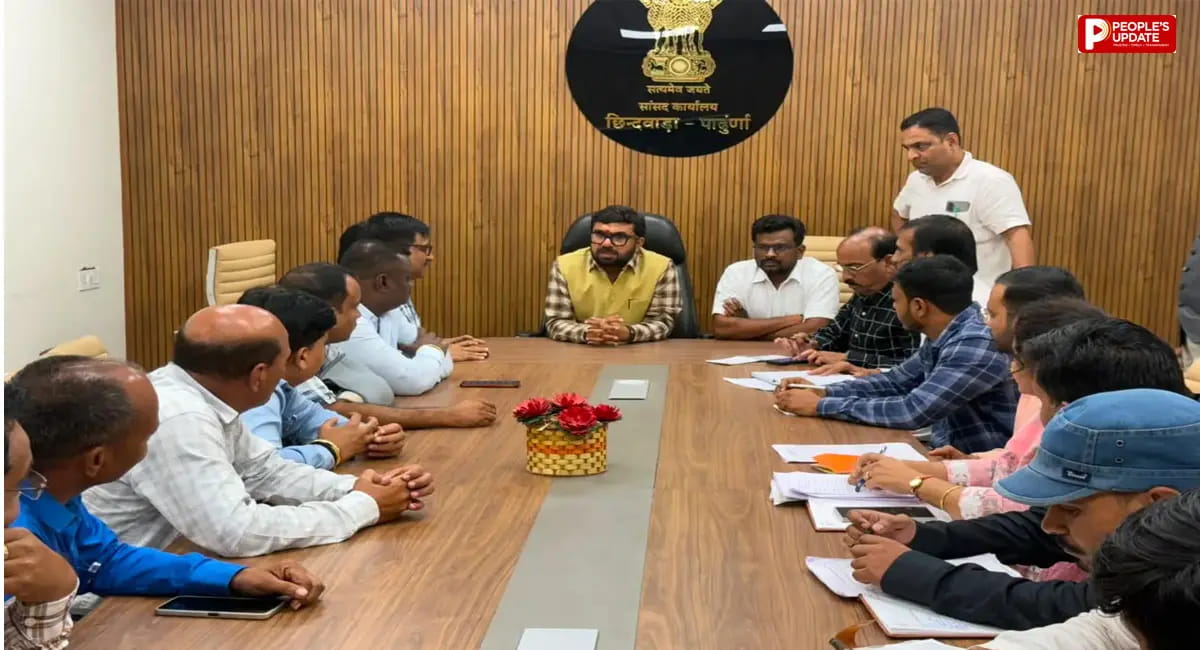 छिंदवाड़ा में जल संकट को लेकर सांसद बंटी विवेक साहू ने अधिकारियों को दिए निर्देश, माचागोरा का पानी जल्द लाने पर जोर