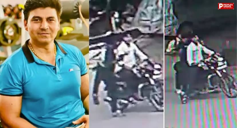 पिस्टल लहराते बाइक से फरार हुए शूटर, 15 गोलियों के निशान... नरेला प्रॉपर्टी डीलर मर्डर का CCTV आया सामने