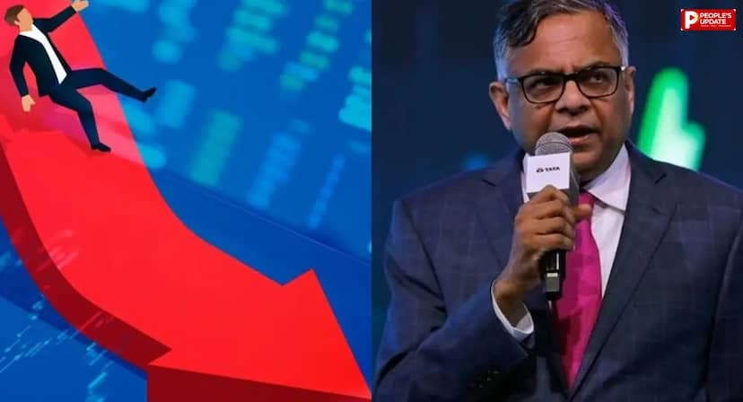 टाटा ग्रुप में फिर हलचल, TCS समेत कई शेयर टूटे; चंद्रशेखरन की दोबारा ताजपोशी के बाद बाजार का हाल