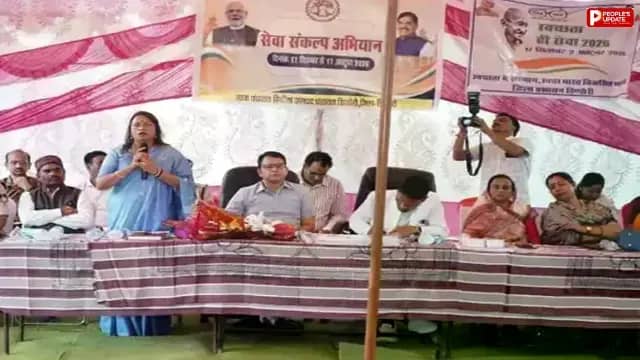 डिंडौरी के हिनौता में 'सेवा से संकल्प' अभियान, सर्वर डाउन से 98 में सिर्फ 4 जमीनों की रजिस्ट्री