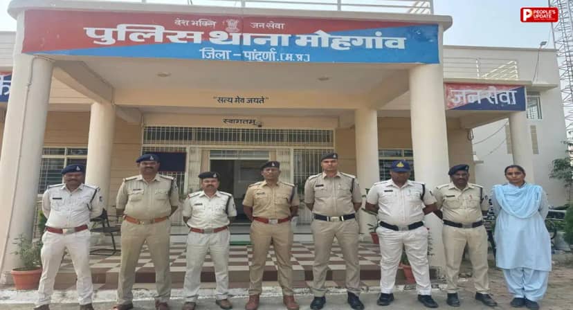 छिंदवाड़ा में घर के पीछे लगा मिला गांजे का पौधा, 1.31 लाख रुपए कीमत; आरोपी गिरफ्तार