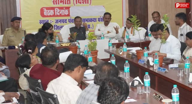 घंसौर में दिशा समिति की बैठक, विकास कार्यों और सरकारी योजनाओं की हुई समीक्षा