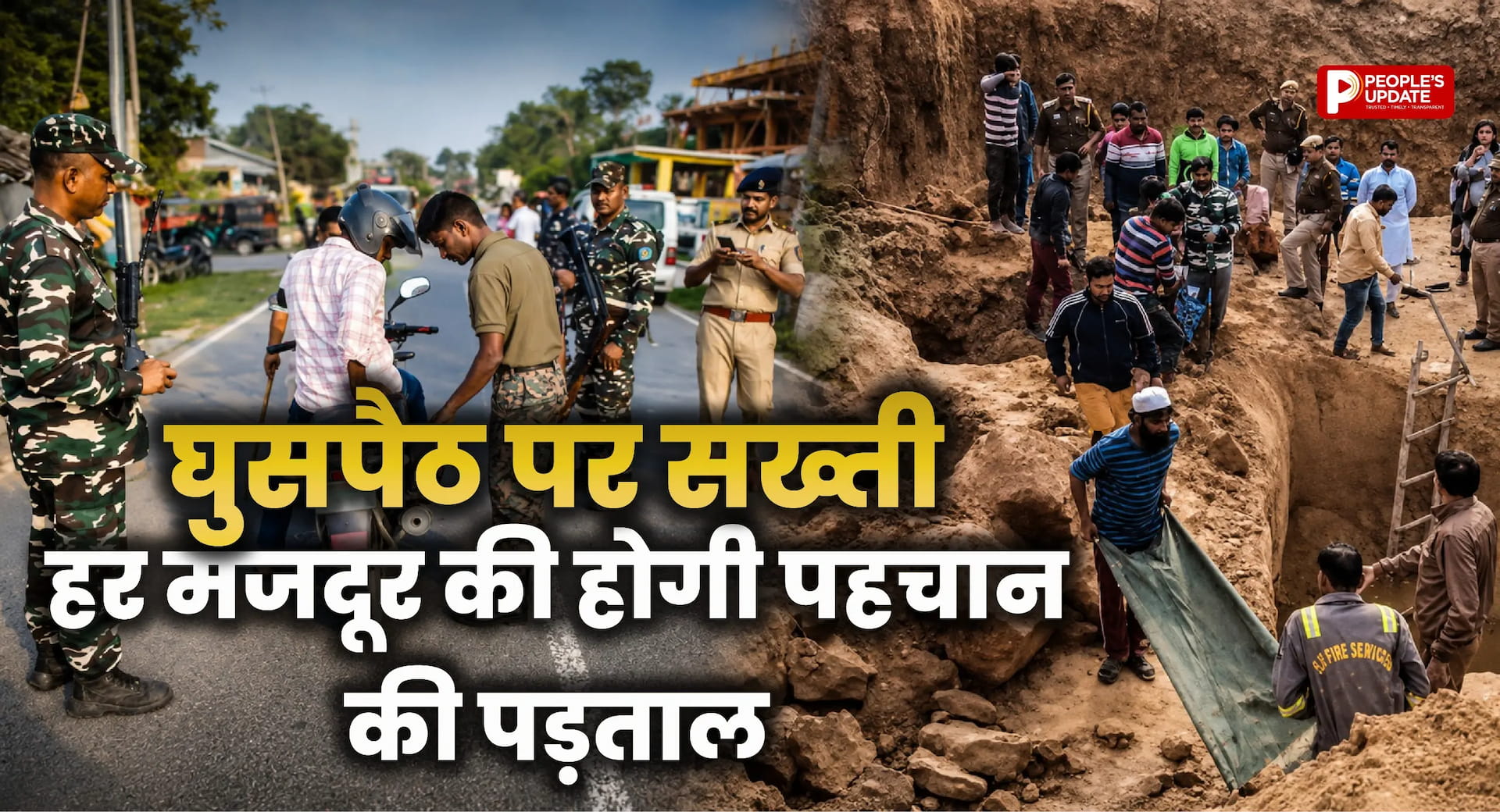 बांग्लादेशी घुसपैठियों की तलाश तेज: छत्तीसगढ़ में निर्माण स्थलों पर पुलिस का बड़ा सत्यापन अभियान