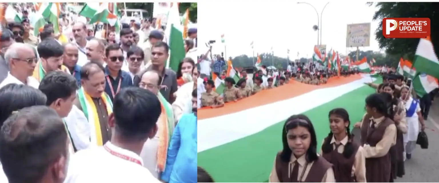 छत्तीसगढ़ में तिरंगा यात्रा का आगाज, CM साय ने दिखाई हरी झंडी,दीपक बैज का BJP पर तीखा हमला