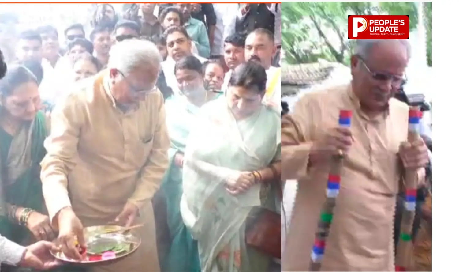 हरेली पर भूपेश का सियासी वार,56 इंच की छवि पर बच्चों ने कर दिया पलटवार, BJP सरकार पर संस्कृति मिटाने का आरोप