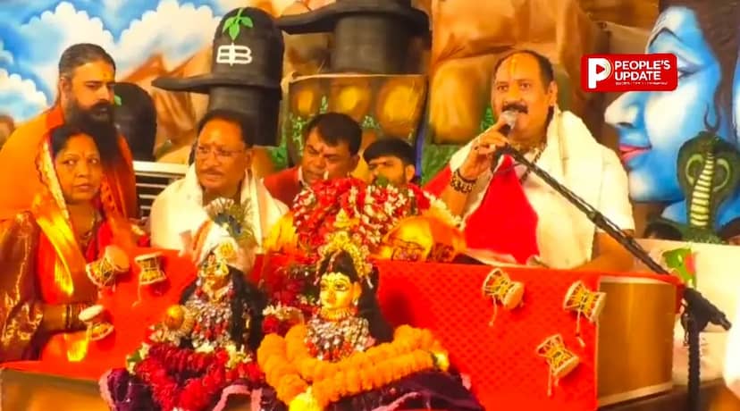 मुख्यमंत्री साय ने पत्नी संग सुनी शिव महापुराण कथा, भिलाई में गूंजा ‘हर-हर महादेव’