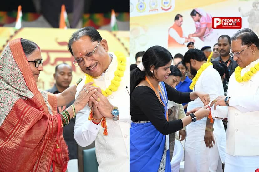 रक्षाबंधन से पहले ‘विष्णु भैया’ की कलाई पर सजी स्नेह की डोर, 800 जवानों को बहनों ने बांधी राखी