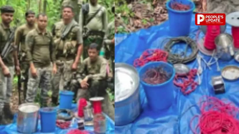 सुकमा में नक्सलियों का बड़ा विस्फोटक डम्प बरामद, 8 किलो के दो टिफिन बम मिले