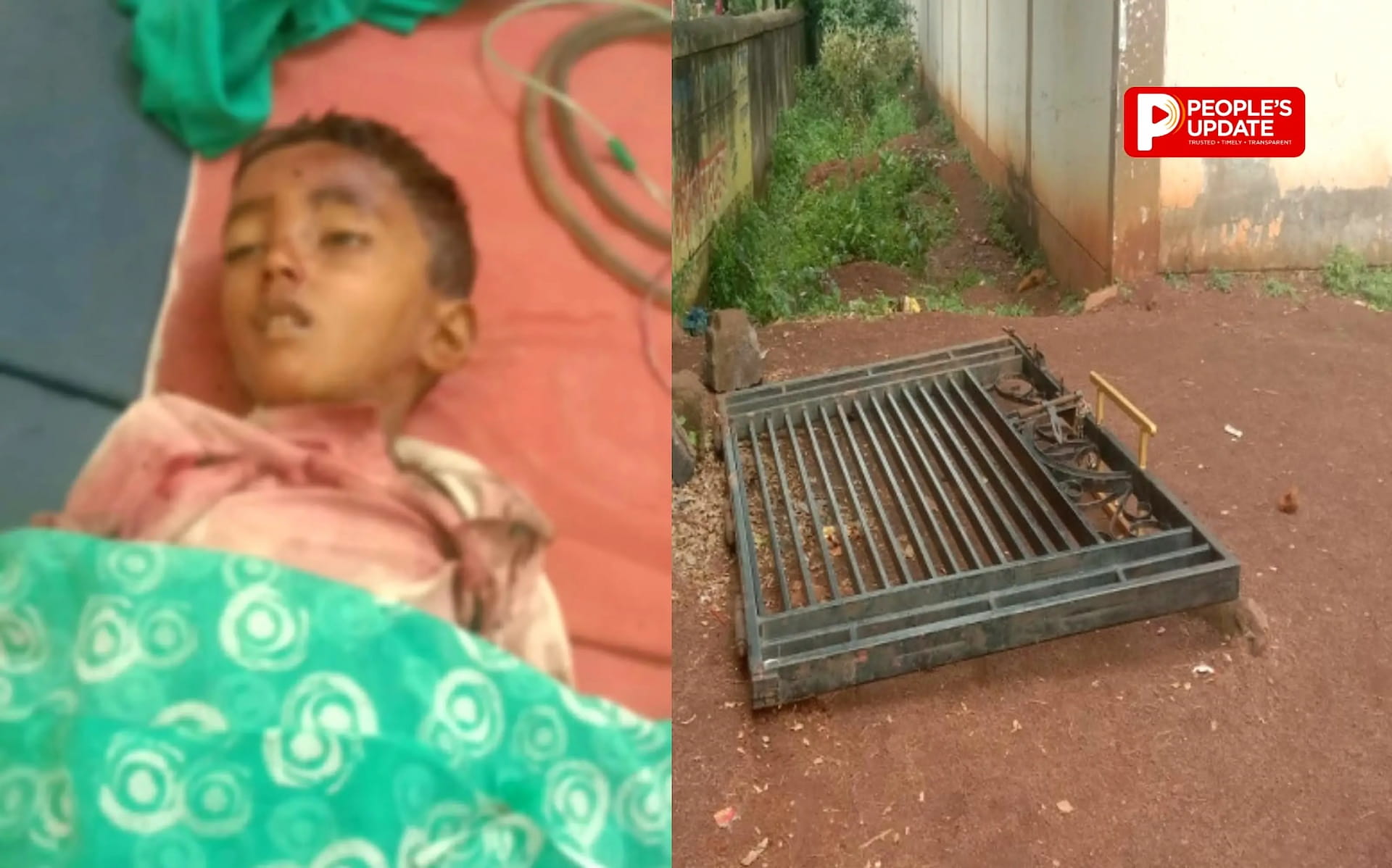 स्कूल का जर्जर गेट बना मौत का दरवाजा,7 साल के शिवम पर लोहे की गेट गिरने से हुई दर्दनाक मौत