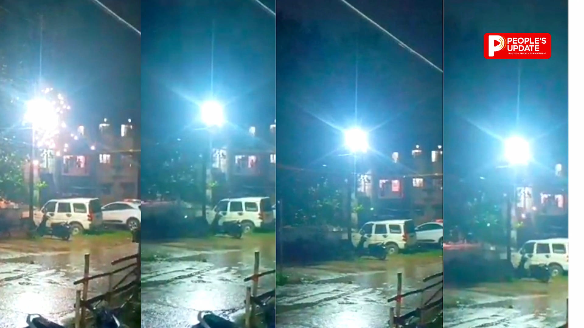 कोरबा में बारिश के बीच LT लाइन में ताबड़तोड़ धमाके, 25 मिनट तक बरसती रहीं चिंगारियां,मचा हड़कंप