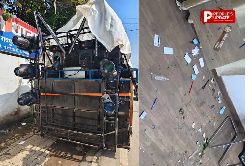 गुढ़ियारी थाने में भाजयुमो नेता का हंगामा,DJ छुड़ाने पहुंचा, पुलिस से विवाद के बाद तोड़फोड़, FIR दर्ज