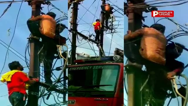 धमतरी में बिजली पोल पर चढ़ा शराबी युवक, घंटों चला हाई वोल्टेज ड्रामा, मचा हड़कंप