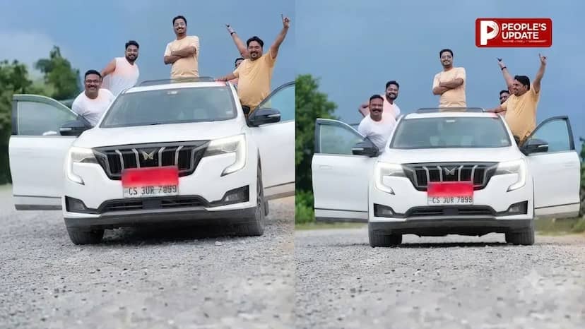 नेशनल हाईवे पर चलती XUV 700 की खतरनाक स्टंट, खिड़कियों से लटके युवक, VIDEO वायरल होते ही 5 पर FIR