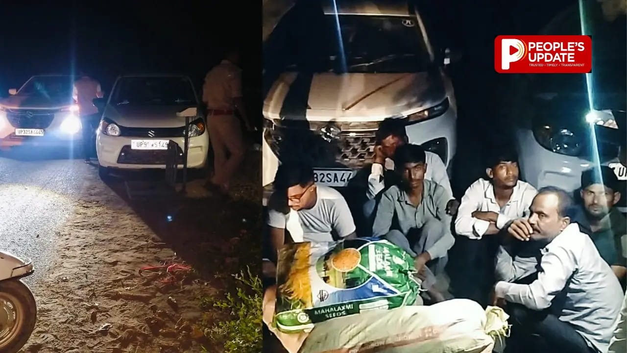 भटगांव में 63 किलो गांजा के साथ 6 तस्कर गिरफ्तार, दो कारों से बरामद हुआ नशे का बड़ा खेप
