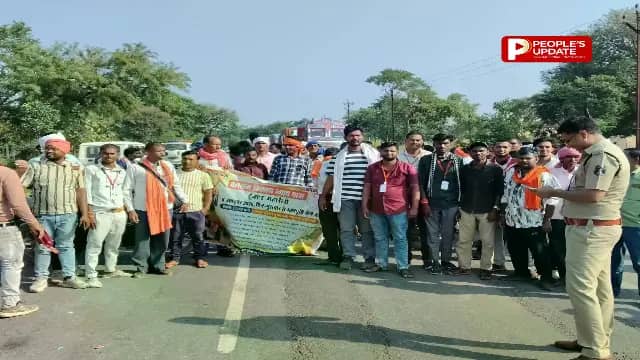 कवर्धा में किसानों का महाचक्काजाम, मुख्य मार्ग के 7 रास्ते बंद,धान के भाव और गन्ना बोनस पर आर-पार की लड़ाई