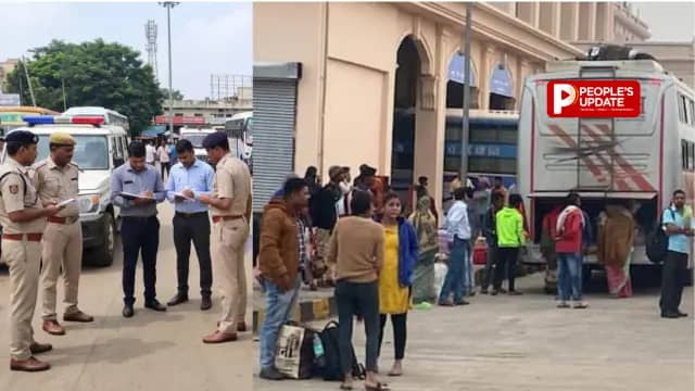 रायपुर बस स्टैंड में खड़ी बस के अंदर फंदे पर लटका मिला कंडक्टर का शव, मचा हड़कंप
