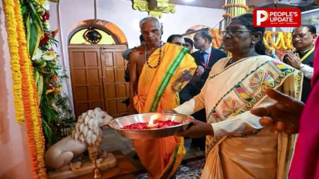 राष्ट्रपति द्रौपदी मुर्मु ने मां दंतेश्वरी के दरबार में टेका मत्था, देश की खुशहाली के लिए की प्रार्थना