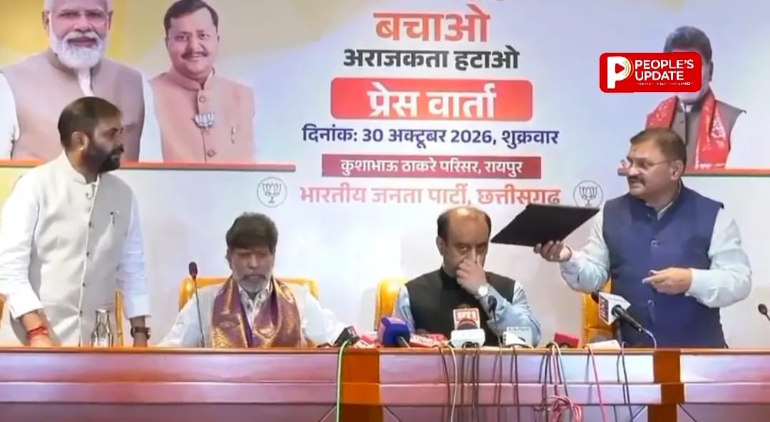 रायपुर में सुधांशु त्रिवेदी का कांग्रेस पर तीखा हमला: बोले- छत्तीसगढ़ से नक्सलवाद खत्म, अब दिल्ली में बैठे हैं ‘दिमागी नक्सल’