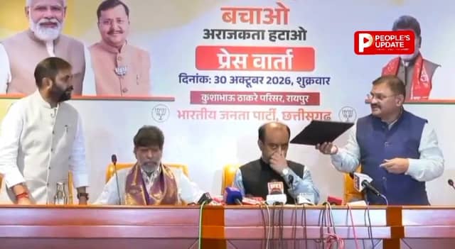 रायपुर में सुधांशु त्रिवेदी का कांग्रेस पर तीखा हमला: बोले- छत्तीसगढ़ से नक्सलवाद खत्म, अब दिल्ली में बैठे हैं ‘दिमागी नक्सल’