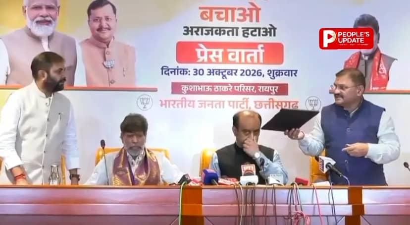 रायपुर में सुधांशु त्रिवेदी का कांग्रेस पर तीखा हमला: बोले- छत्तीसगढ़ से नक्सलवाद खत्म, अब दिल्ली में बैठे हैं ‘दिमागी नक्सल’