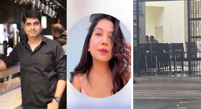 शराब कारोबारी आत्महत्या मामले में इति ने थाने में किया सरेंडर, पुलिस ने थाने के बाहर गेट पर लगा दी कुर्सियां